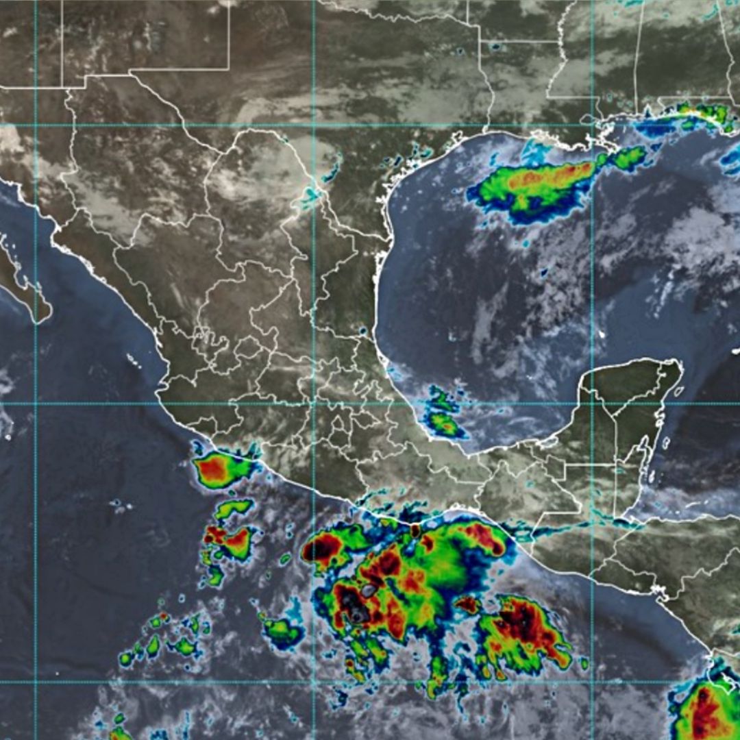 México ciclones hoy. Foto: Conagua